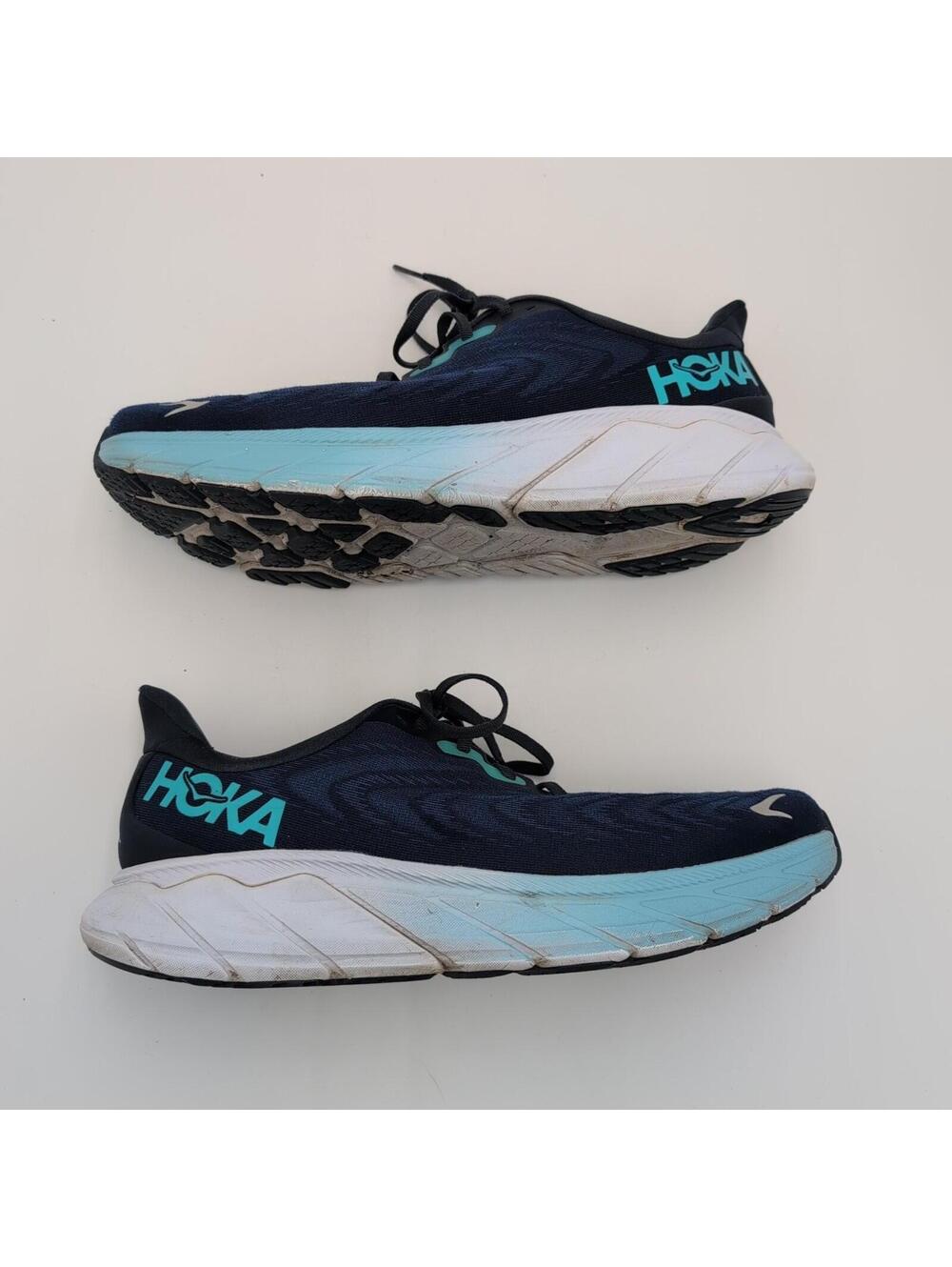Hoka One One Arahi 6 Running Shoes Men’s Size 11D Navy Blue Aqua - Picture 1 of 11